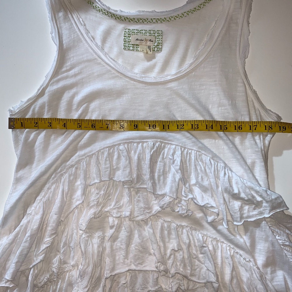 Anthropologie Meadow Rue White Petticoat Tank - Picture 13 of 15